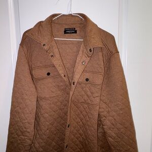 Kenneth Cole Tan Quilted Jacket